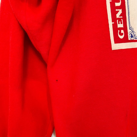 Retro red Budweiser zip up sweater - Picture 6 of 6